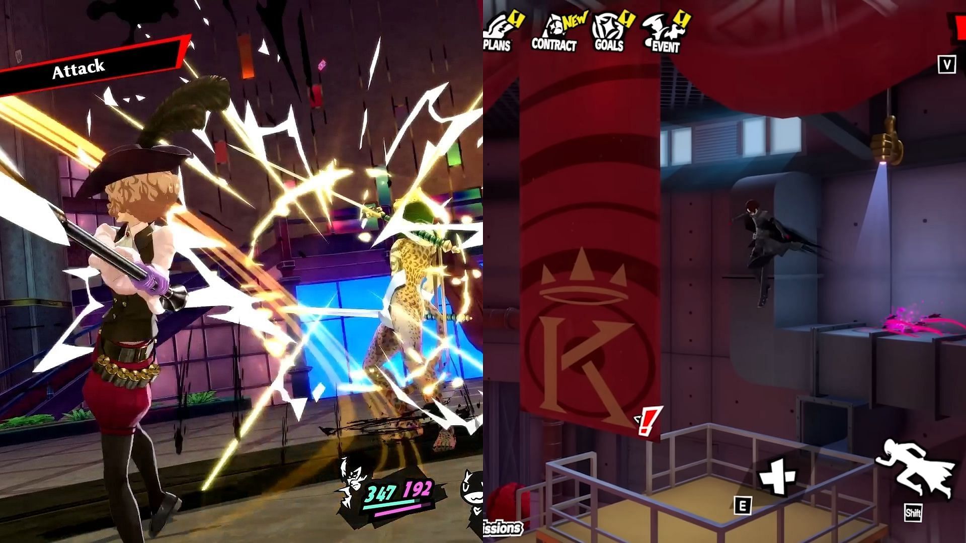 Gameplay from both titles (Image via SEGA)